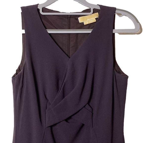 Michael Kors criss cross dress‎ Sz 2 in plum - Picture 2 of 4